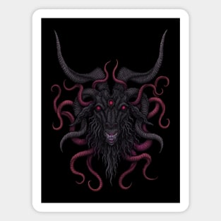 Black Goat Head - Azhmodai 23 Magnet
